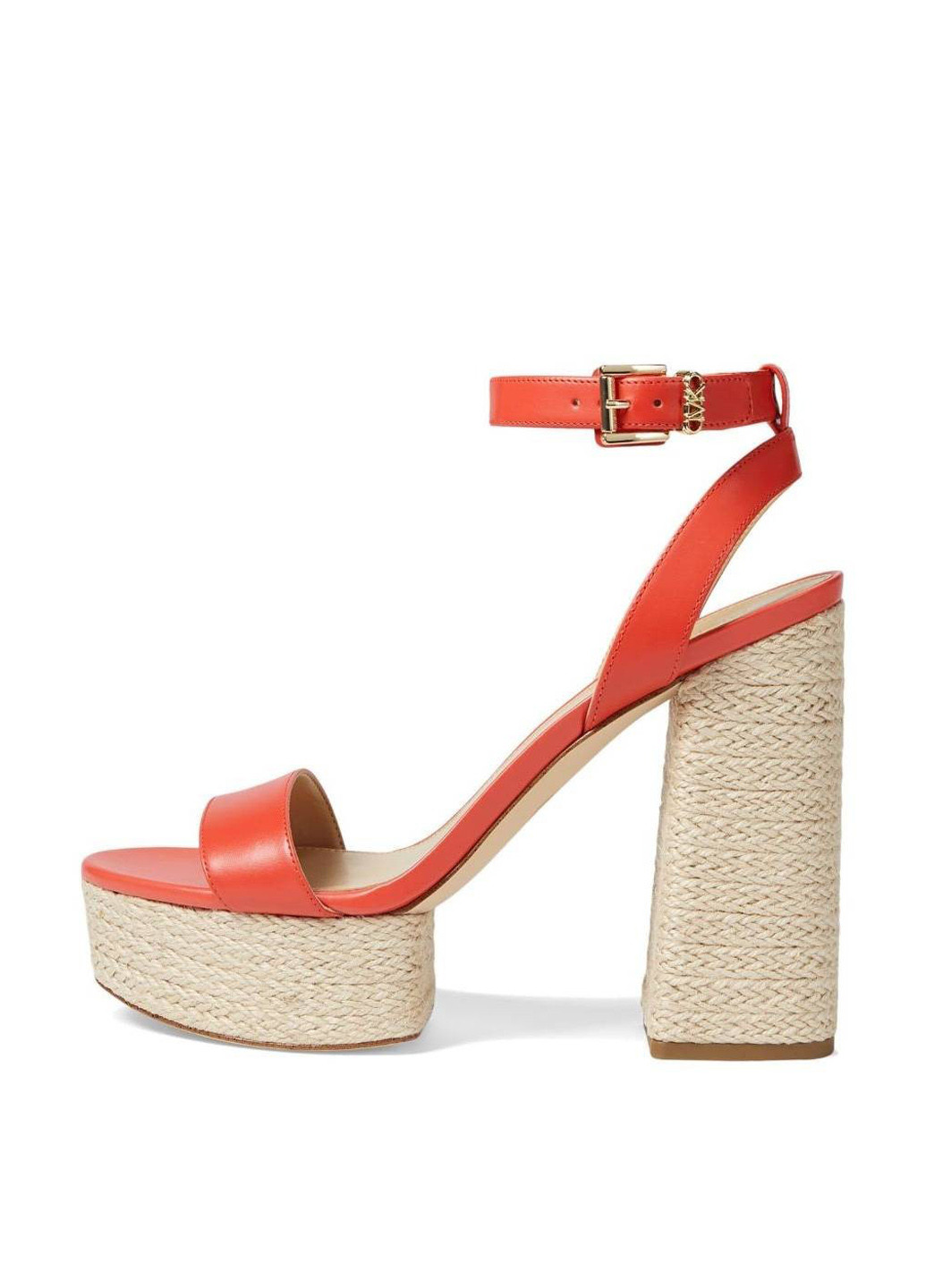 Красные босоножки Michael Kors с ремешком на плетеной подошве