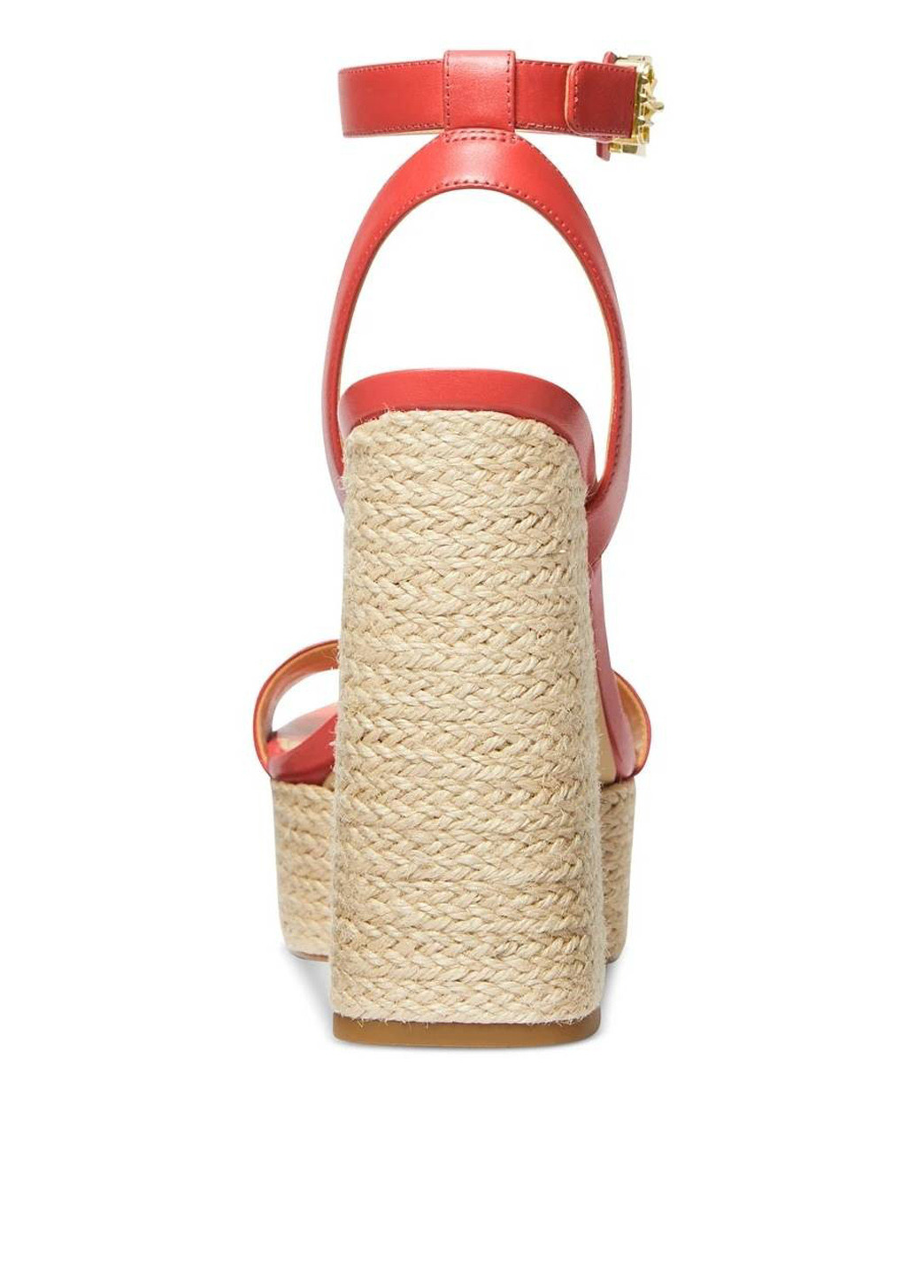 Красные босоножки Michael Kors с ремешком на плетеной подошве