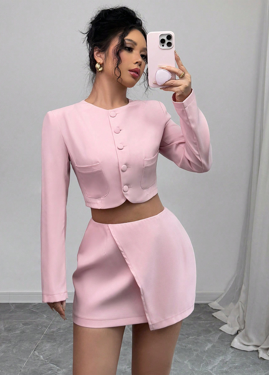 Костюм (жакет, спідниця) SHEIN (337833584)