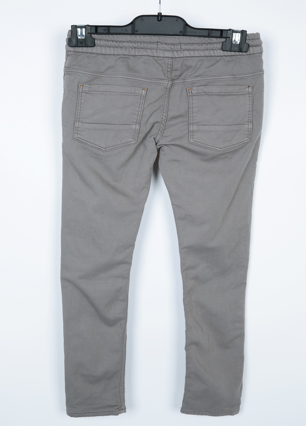 Серые кэжуал демисезонные зауженные брюки Boden