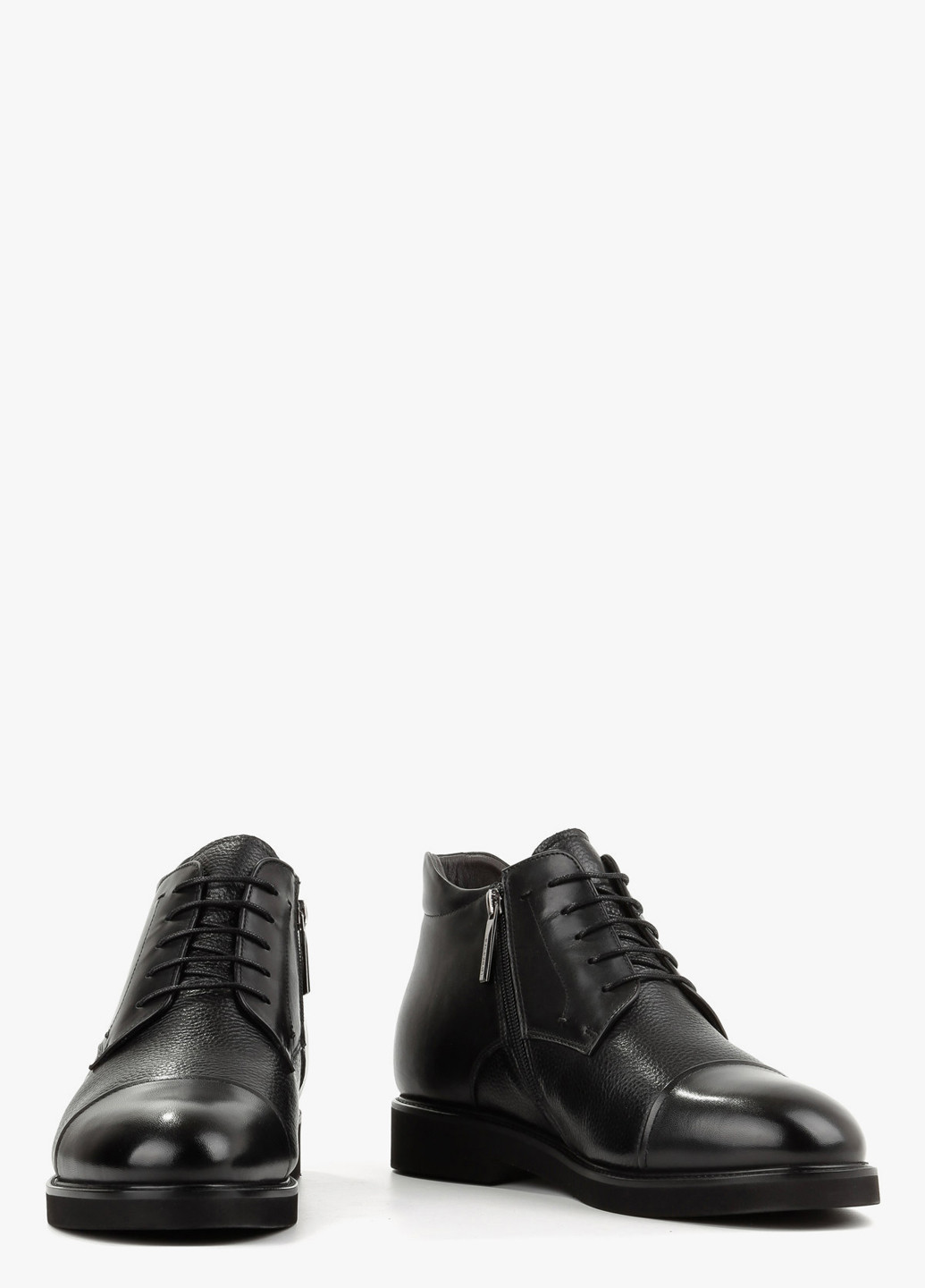 Черные зимние ботинки Le'BERDES