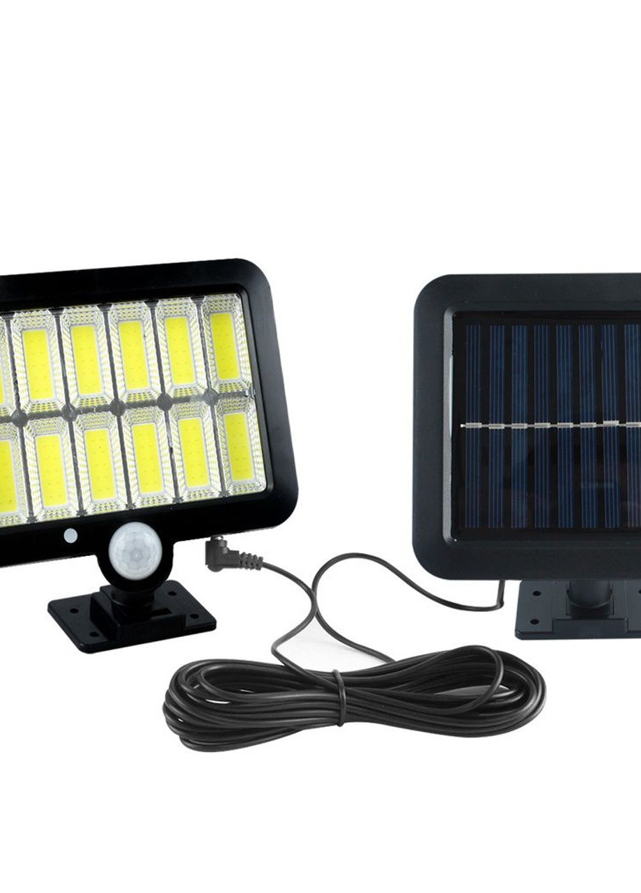 Вуличний акумуляторний світильник прожектор із датчиком руху на сонячній батареї GL-12 cob 2400mA Led (256442769)