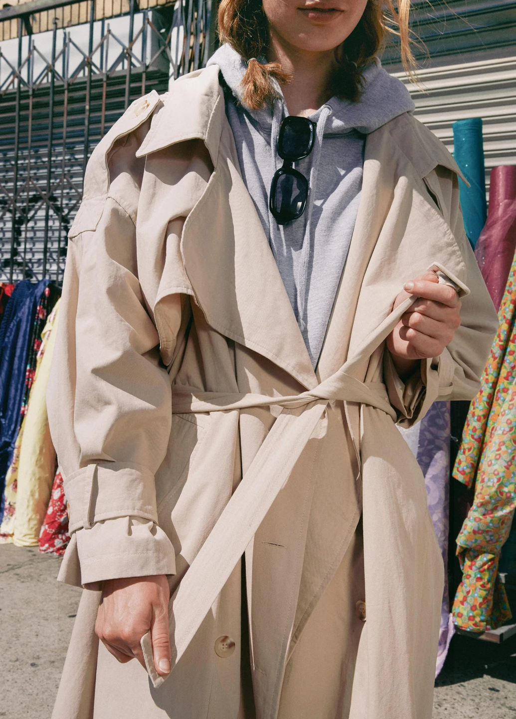 Плащ Nasty Gal тренчкот на гудзиках демісезон (268221180)