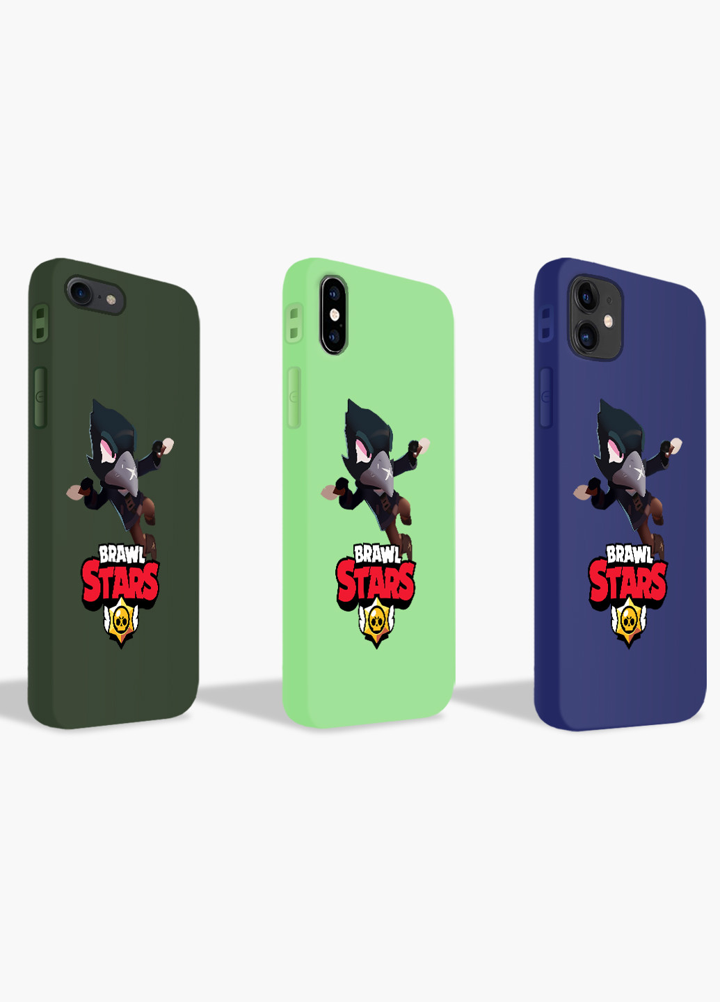 Чохол силіконовий Apple Iphone 7 plus Ворон Бравл Старс (Crow Brawl Stars) (17364-1023) MobiPrint (219288536)