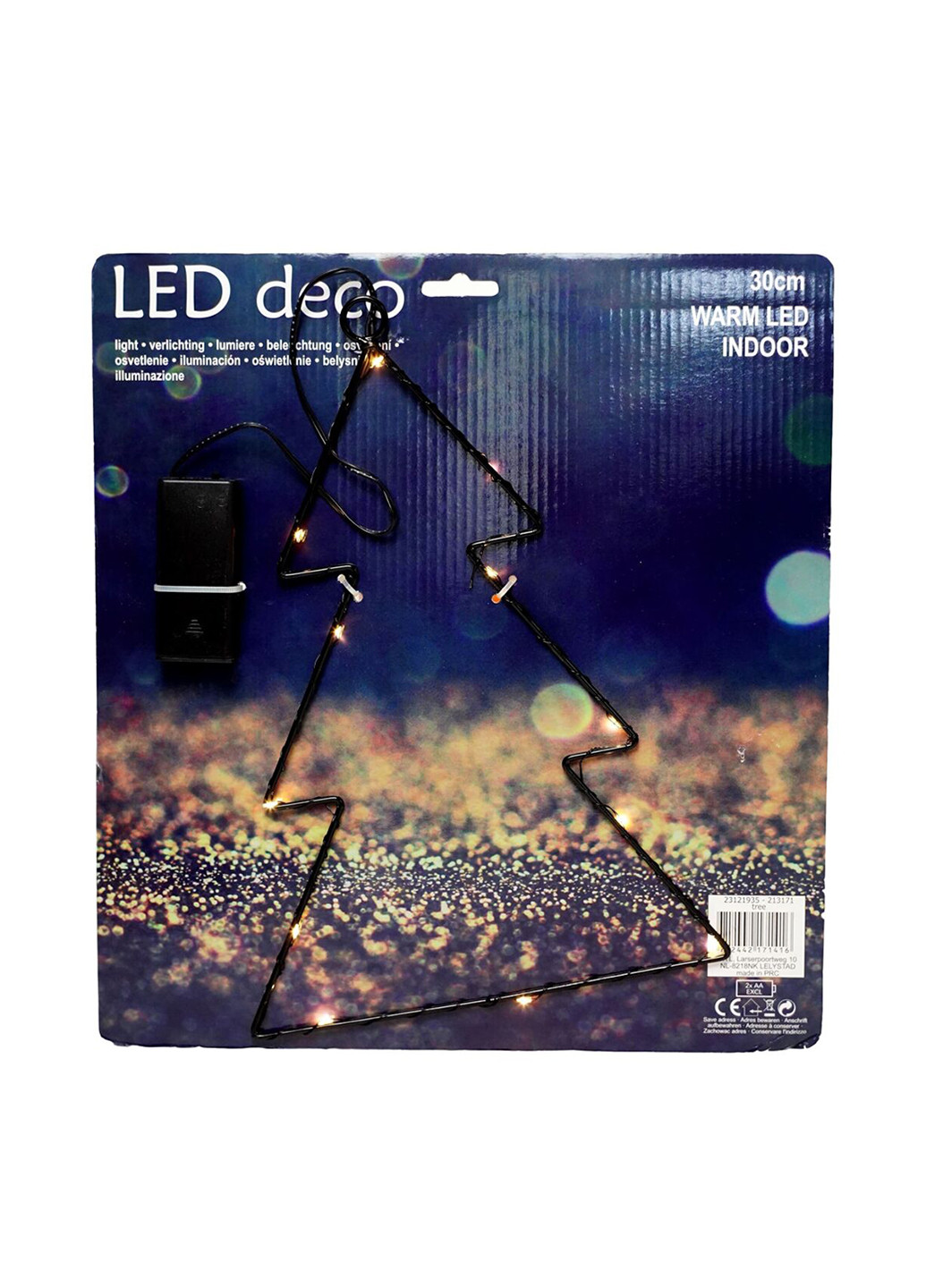 Декоративна LED фігура Ялинка, 30 см Christmas gifts (208674150)