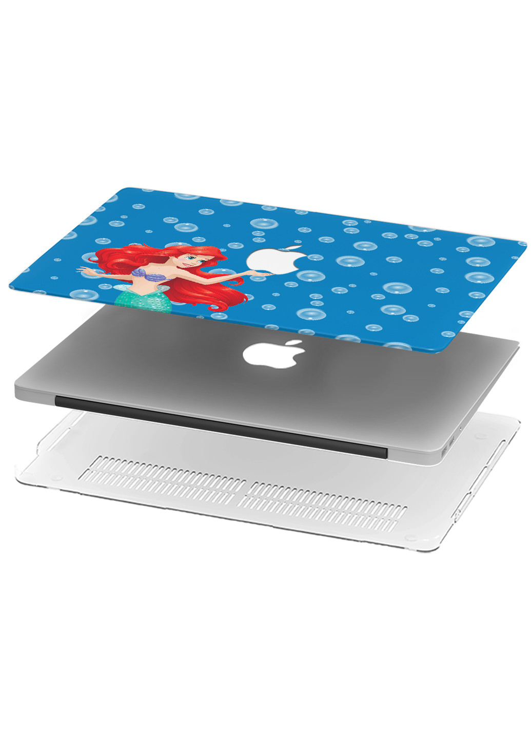 Чехол пластиковый для Apple MacBook Pro 13 A2289/A2251/A2338 Русалка Ариель Дисней(Mermaid Ariel Disney) (9772-2285) MobiPrint (218987378)