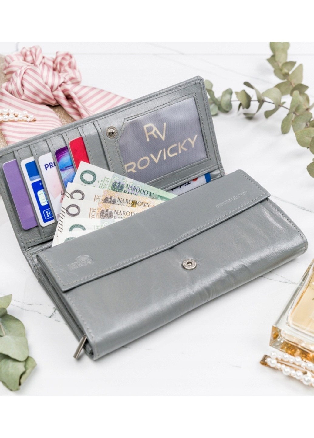 Гаманець жіночий шкіряний 4U RD-12-GCL 4U Cavaldi (255920841)