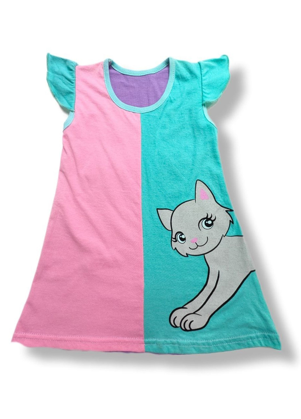 Комбинированное платье No Brand (330068749)