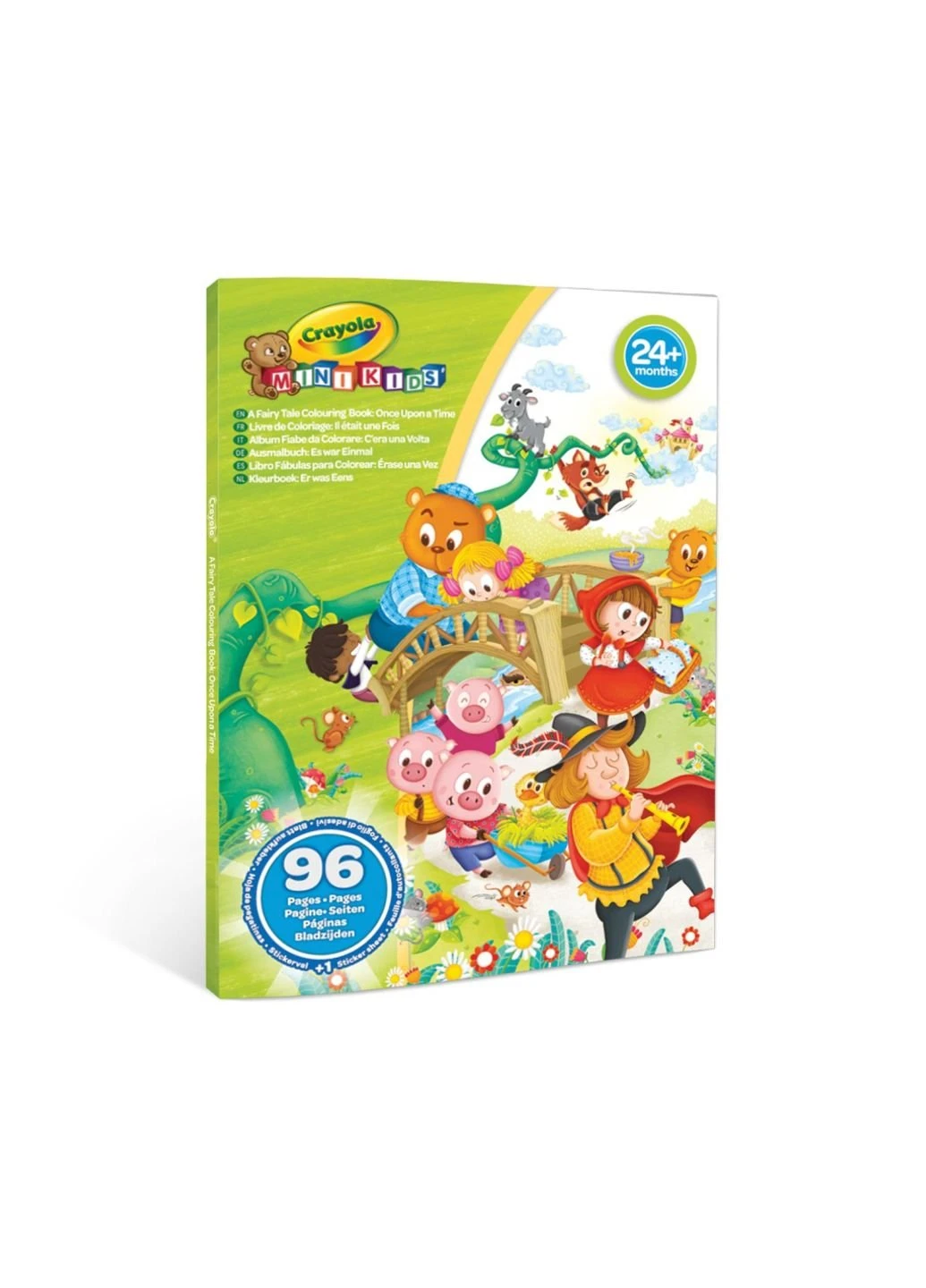 Набор для творчества Mini Kids Раскраска Любимые сказки, 96 страниц (25-1080) Crayola (254072932)