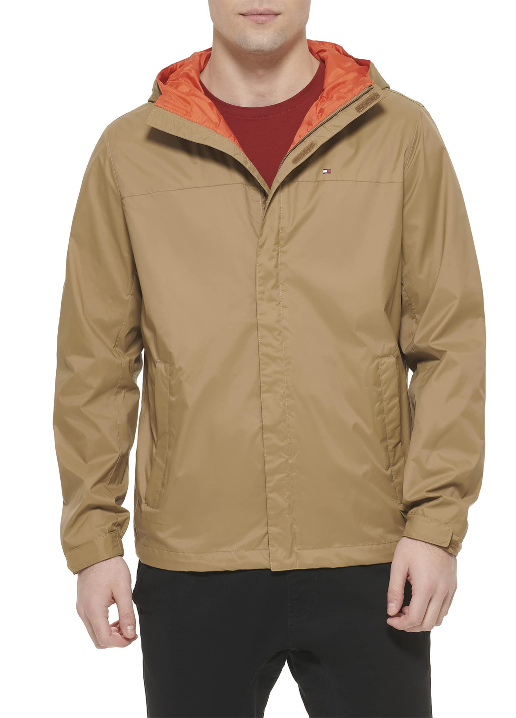 Коричнева демісезонна вітровка Tommy Hilfiger