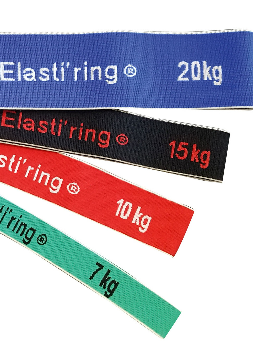 Набір стрічок для фітнесу тканинних Elasti'ring в коробці 4 шт (SLTS-0149) Sveltus (254398173)