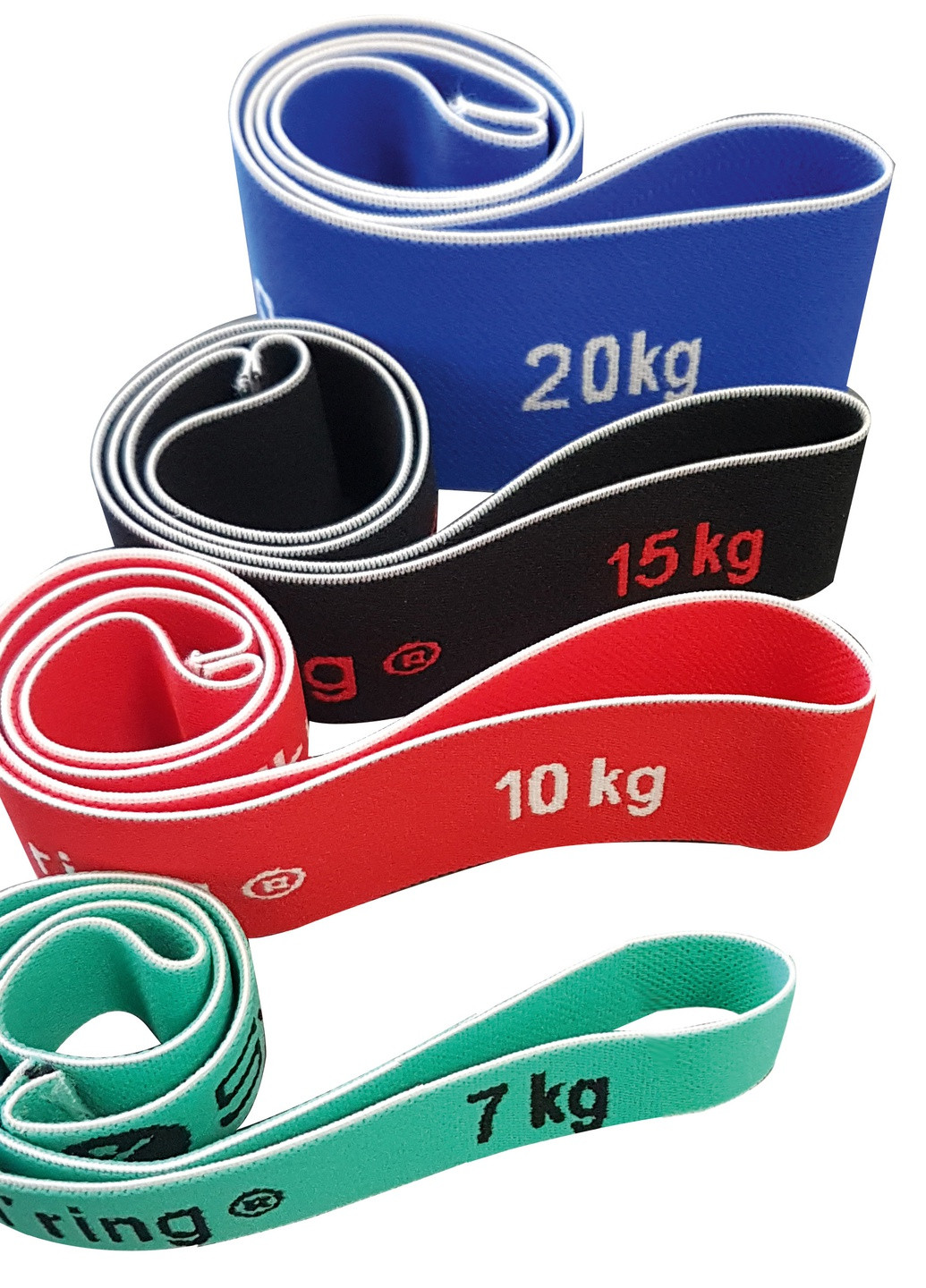 Набор резинок для фитнеса тканевых Elasti'ring в коробке 4 шт (SLTS-0149) Sveltus (254398173)