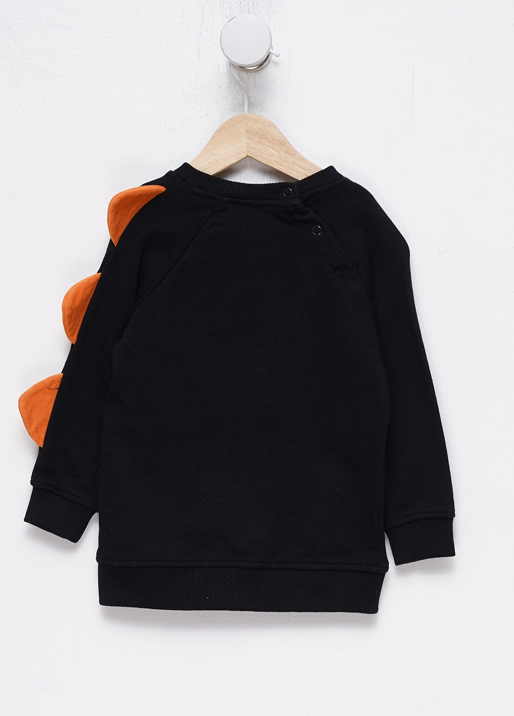 Черный свитшот H&M рисунок вышивка (366737233)