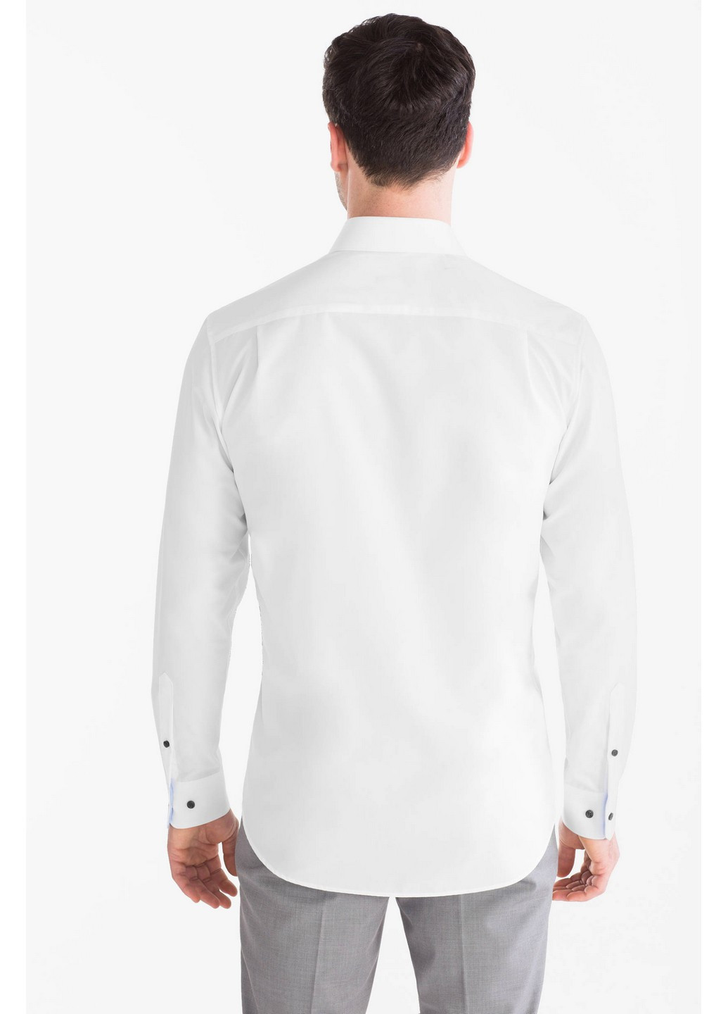 Белая рубашка однотонная C&A