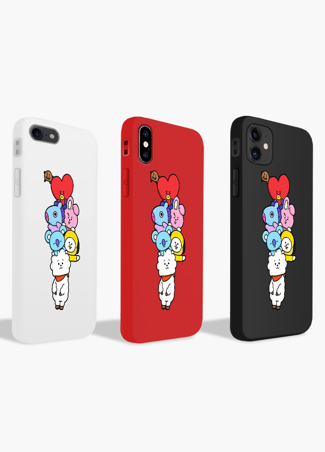 Чехол силиконовый Apple Iphone 11 Pro Max БТС (BTS) (9232-1064) MobiPrint (219356144)