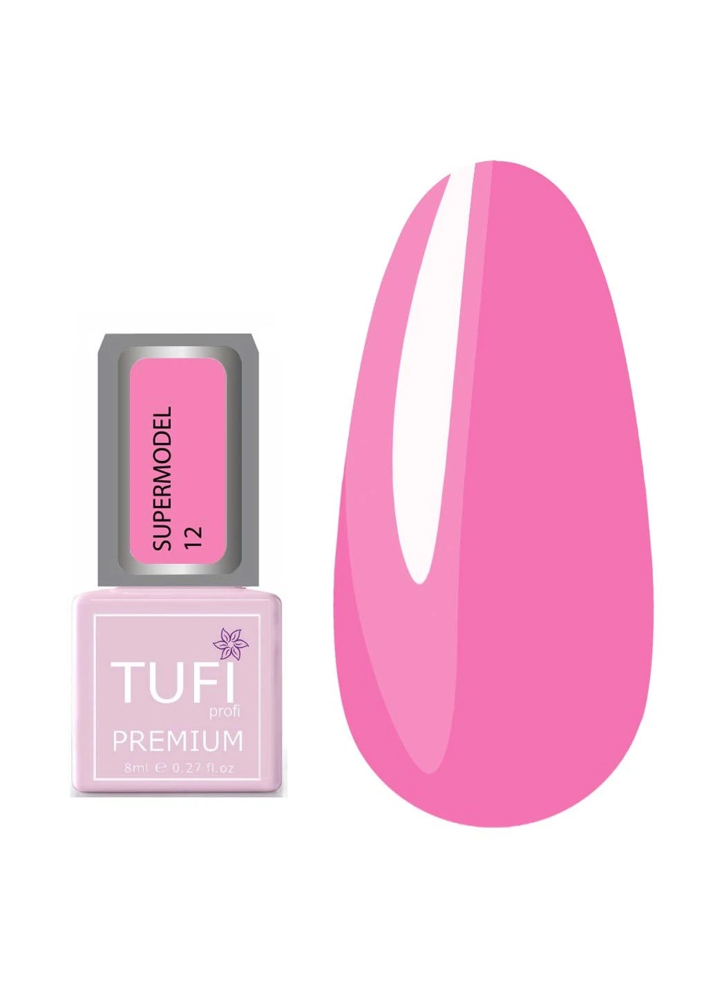 Гель-лак PREMIUM Supermodel 12 Стефані неоновий 8мл (0102212) Tufi Profi 0 (239833623)