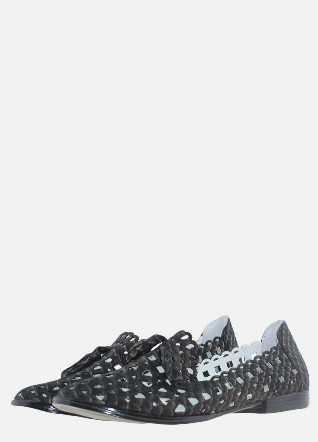 Женские балетки rv133 коричневый Violetti | коричневые однотонные натуральная кожа (317434405)