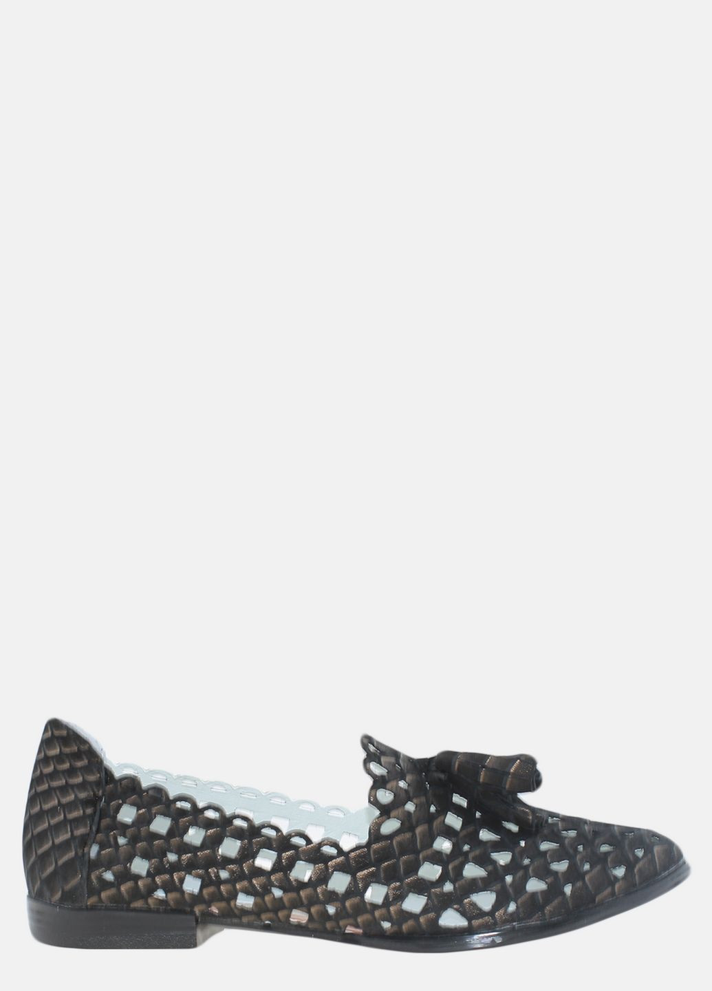 Женские балетки rv133 коричневый Violetti | коричневые однотонные натуральная кожа (317434405)