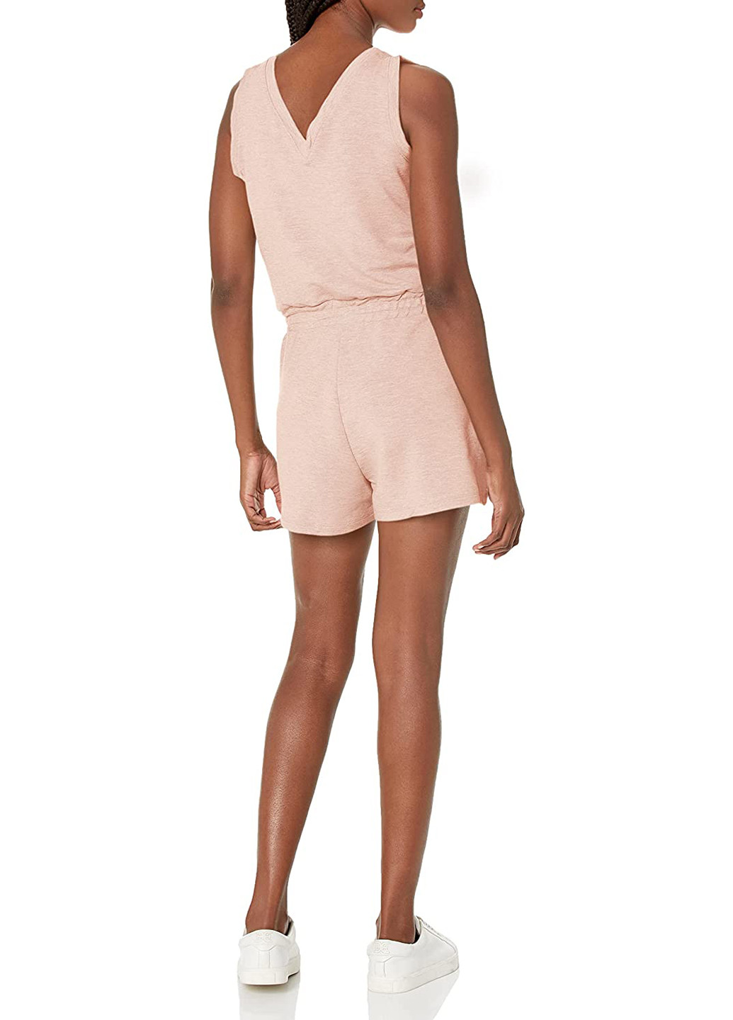 Комбінезон Calvin Klein комбінезон-шорти меланж світло-рожевий кежуал район