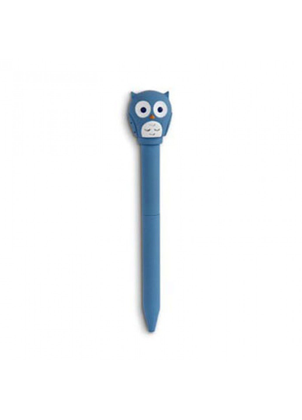 Ручка с подсветкой "Сова"; голубая Kikkerland (210766817)