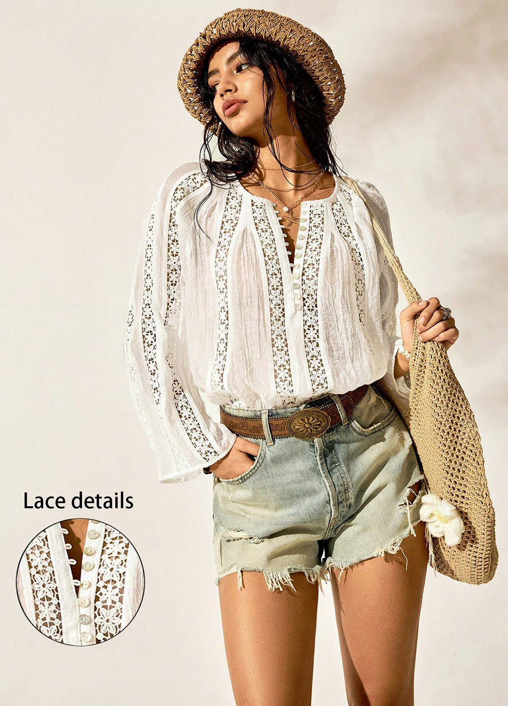 Біла блуза SHEIN