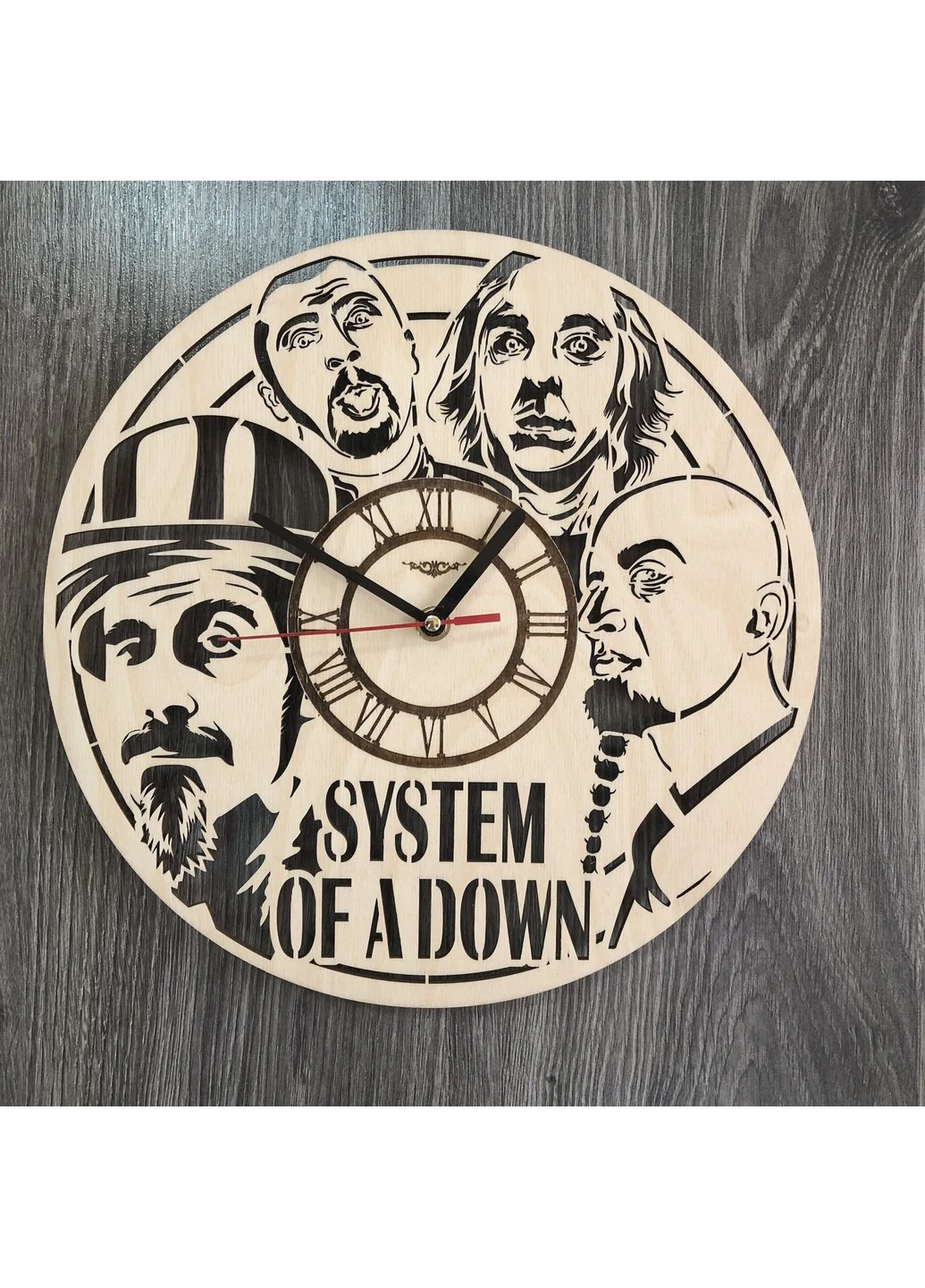 Концептуальные настенные часы в интерьер «System of a Down» 7Arts (253566441)