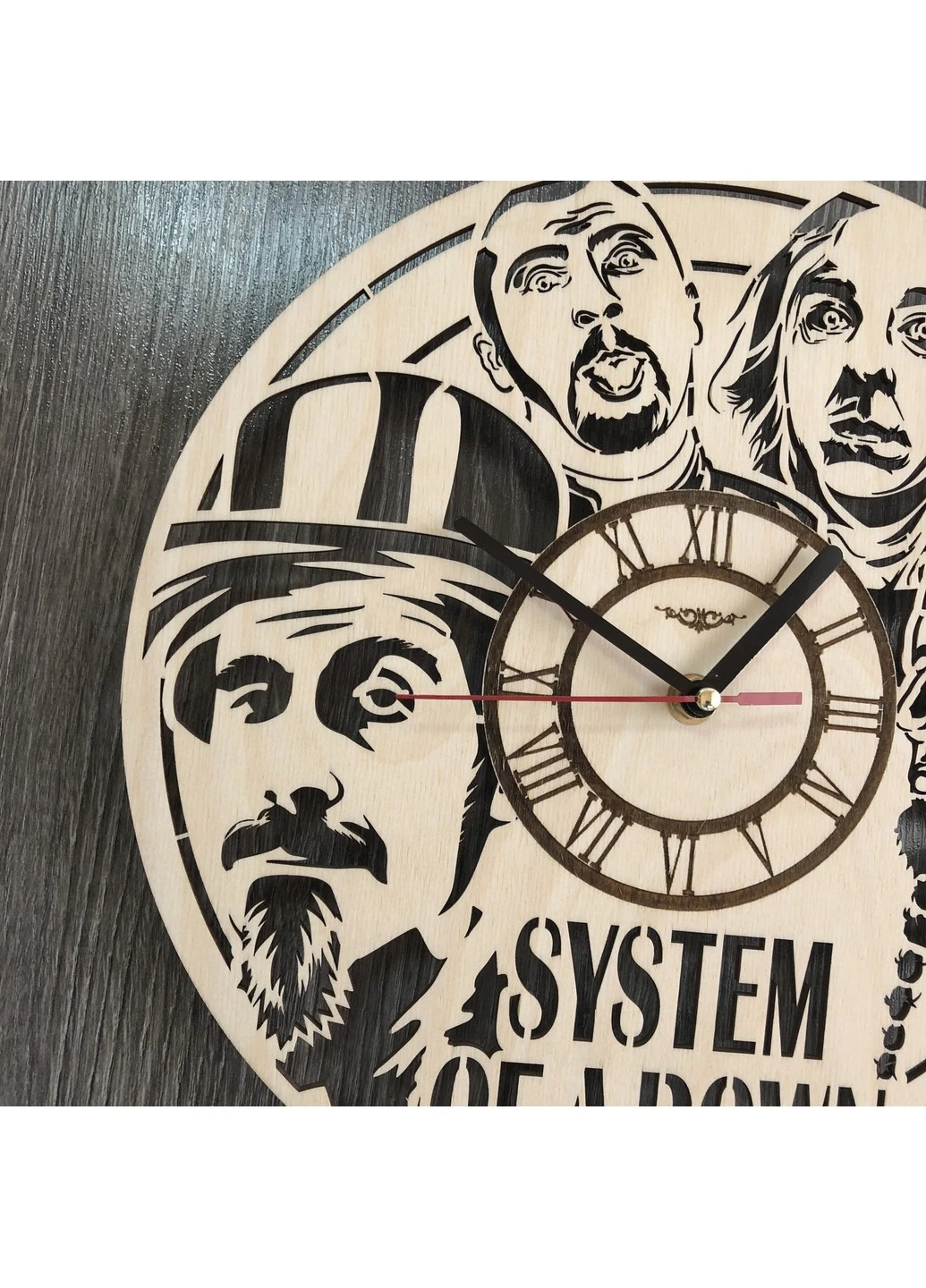 Концептуальные настенные часы в интерьер «System of a Down» 7Arts (253566441)