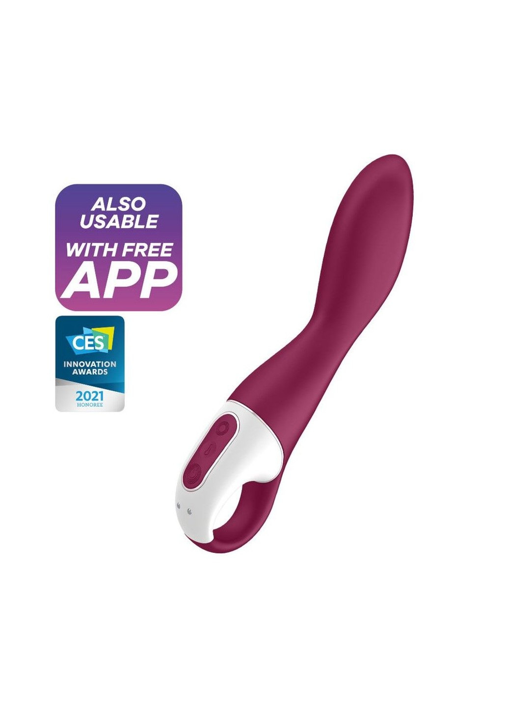 Смарт вібратор точки G Heated Thrill з функцією підігріву Satisfyer (254734279)
