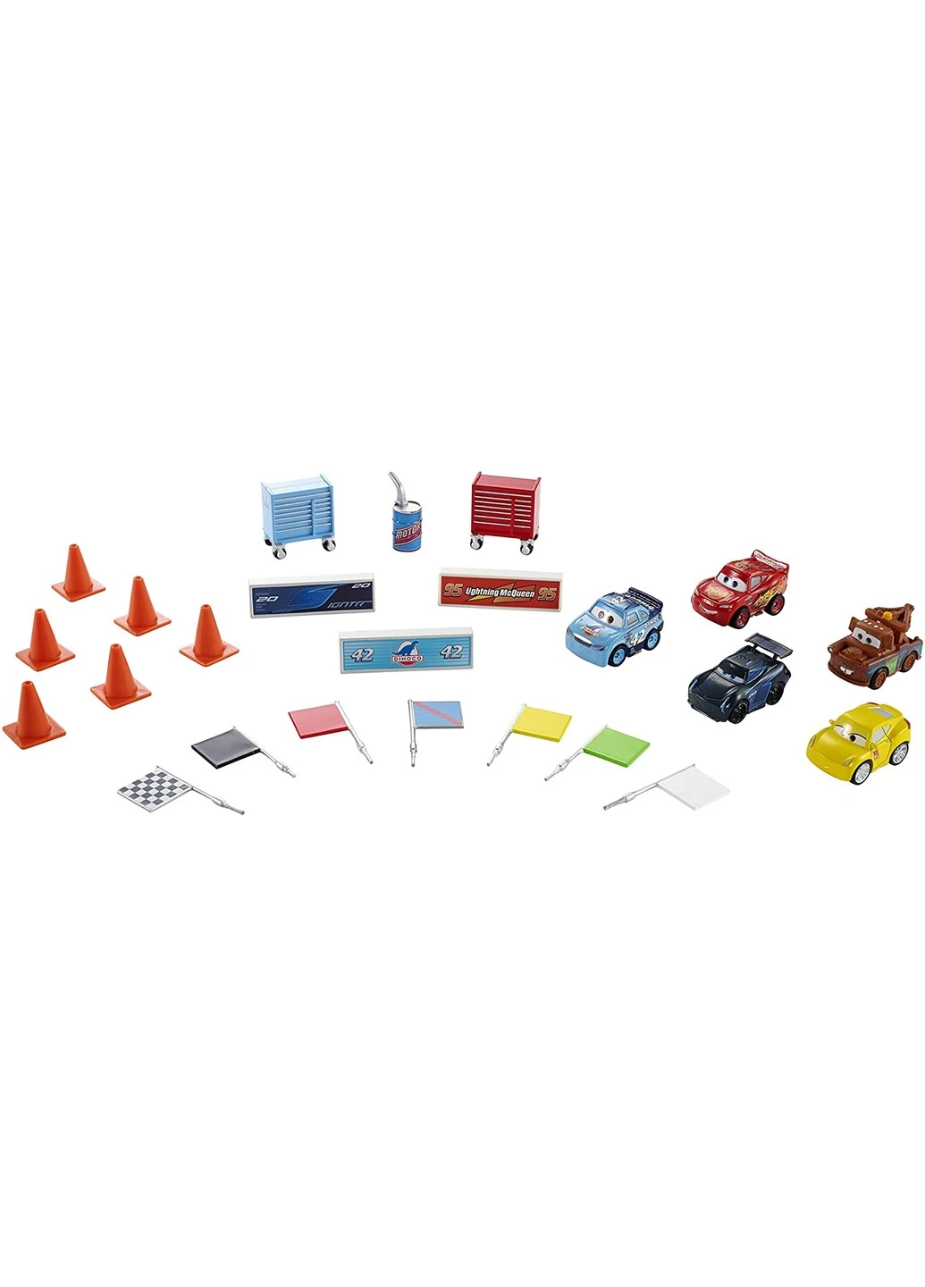 Адвент календарь Дисней Тачки 3 Disney and Pixar Cars Minis Advent Calendar (FGV14) Mattel (255665502)