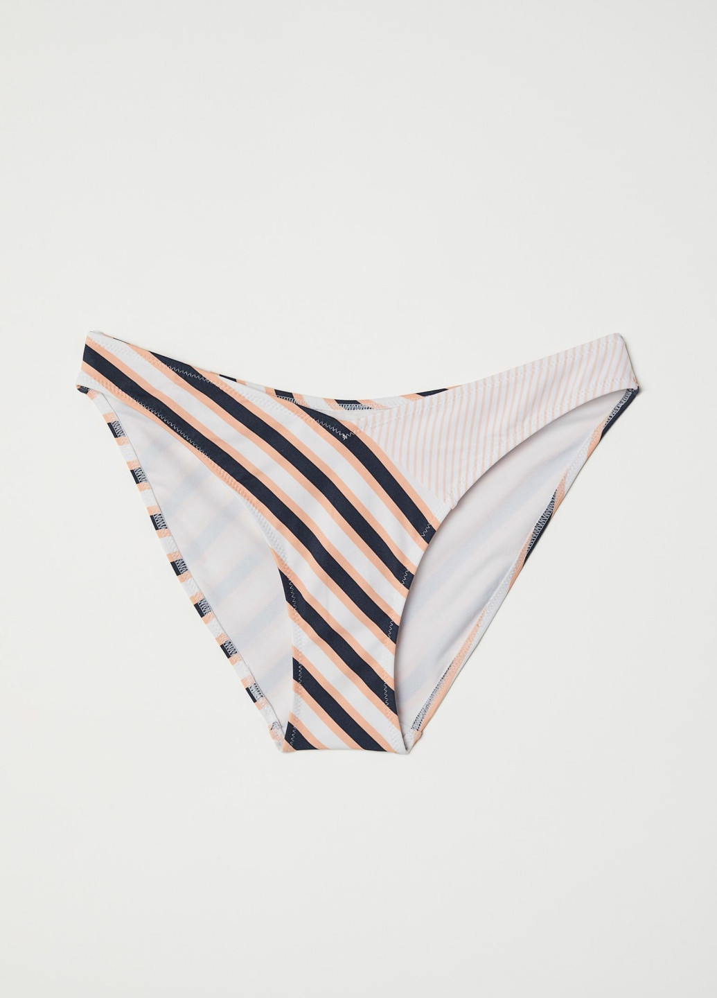 Белые купальные трусики в полоску H&M