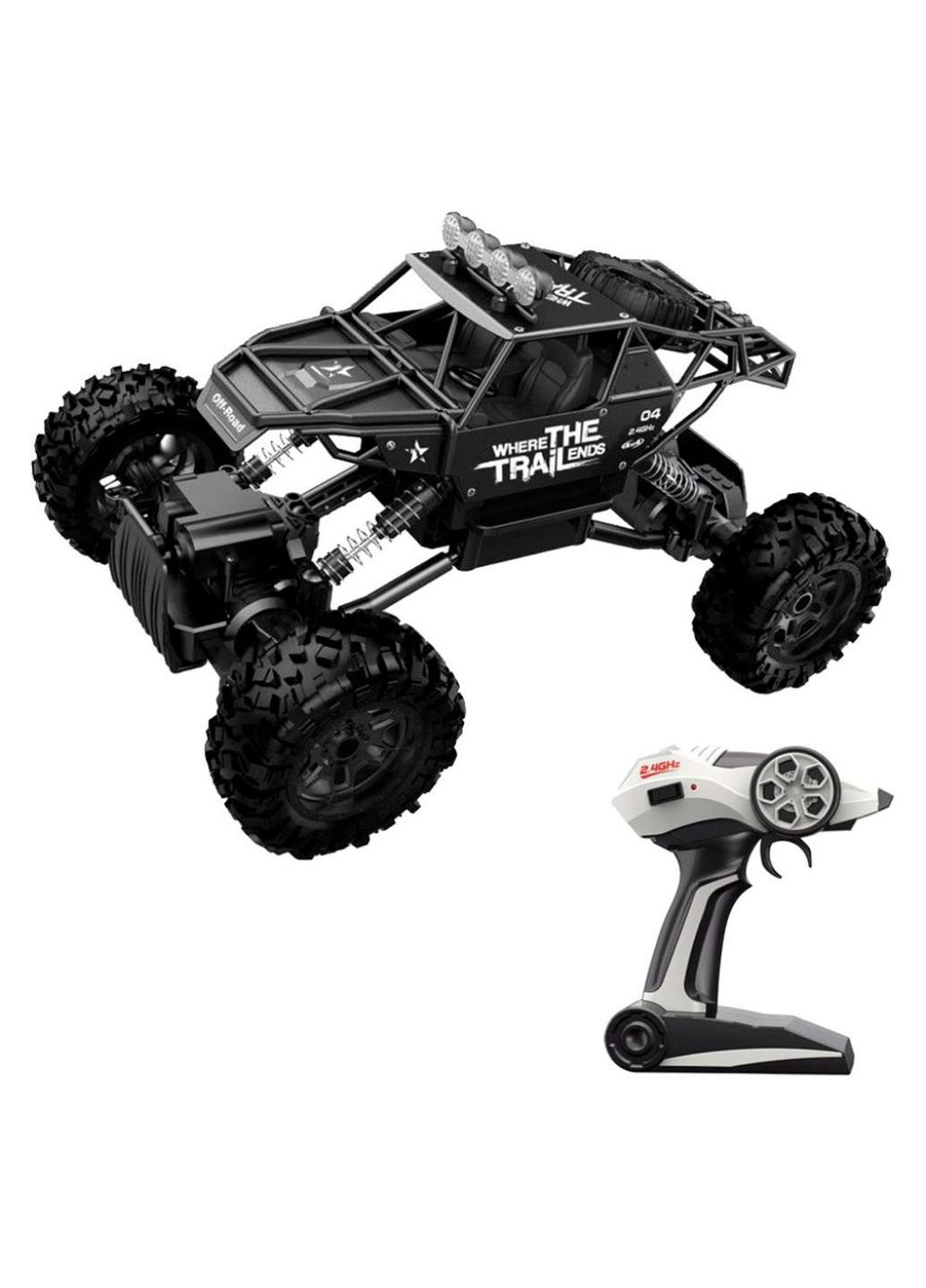 Іграшка радіокерована OFF-ROAD CRAWLER WHERE THE TRAILENDS Black 1:14 (SL-121RHMBl) Sulong Toys (254081560)
