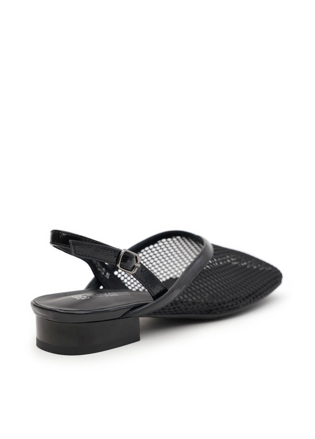Blizzarini Туфлі слінгбекі чорний з текстиль, натуральна шкіра, україна — літо (340268473)
