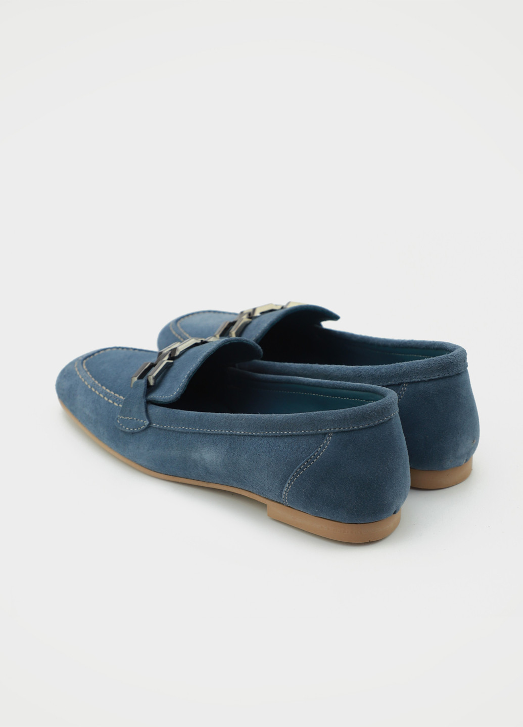 URBAN TRACE Туфли лоферы синий з натуральный велюр, китай — демисезон (329868608)