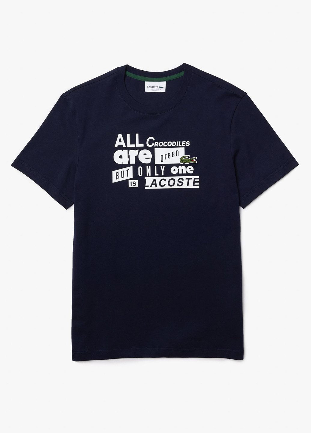 Темно-синяя футболка Lacoste