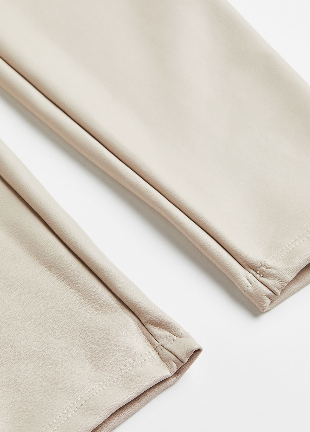 Темно-бежевые демисезонные леггинсы H&M