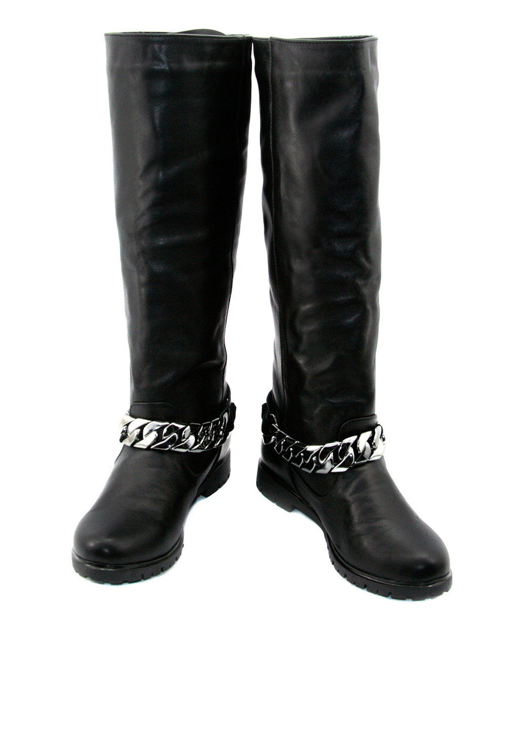 Осенние сапоги Mila с цепочками