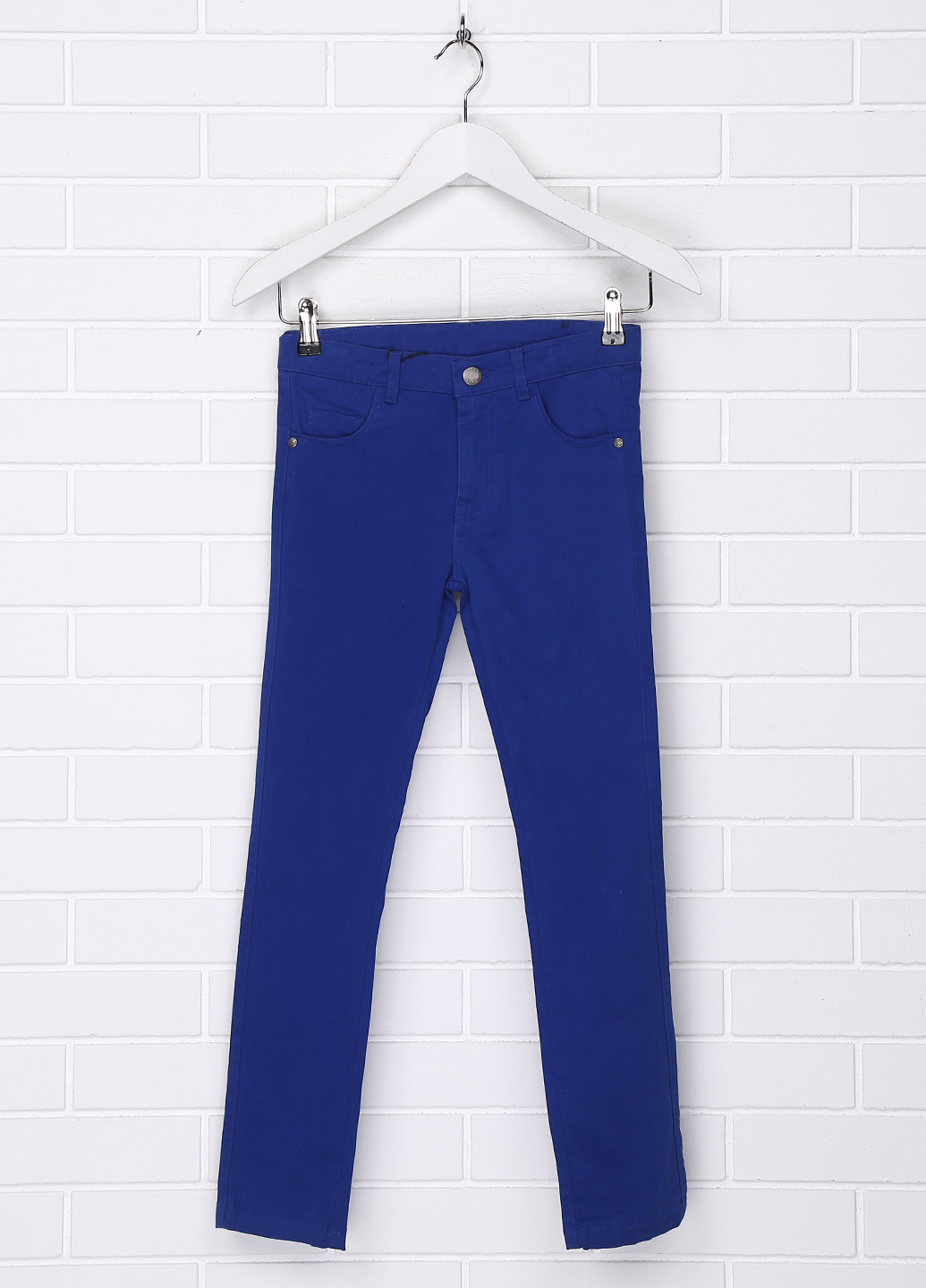 Синие демисезонные зауженные джинсы Мехх