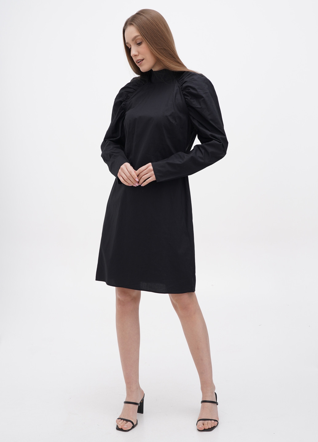 Черное кэжуал платье Monki однотонное
