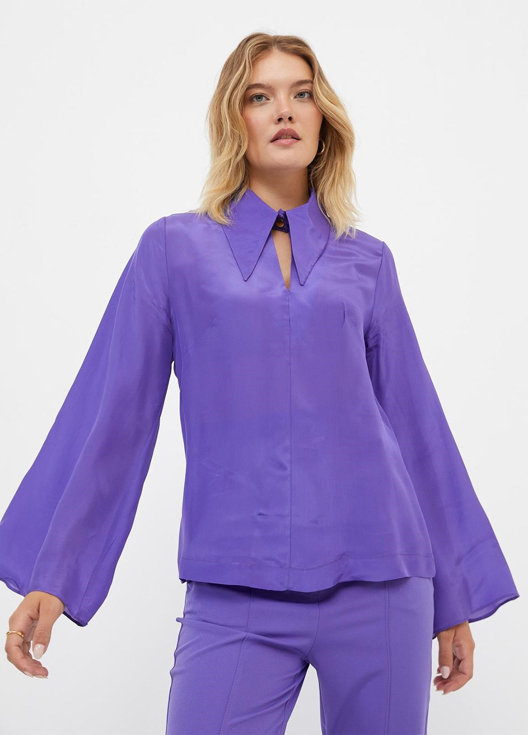 Фиолетовая демисезонная блуза Setre