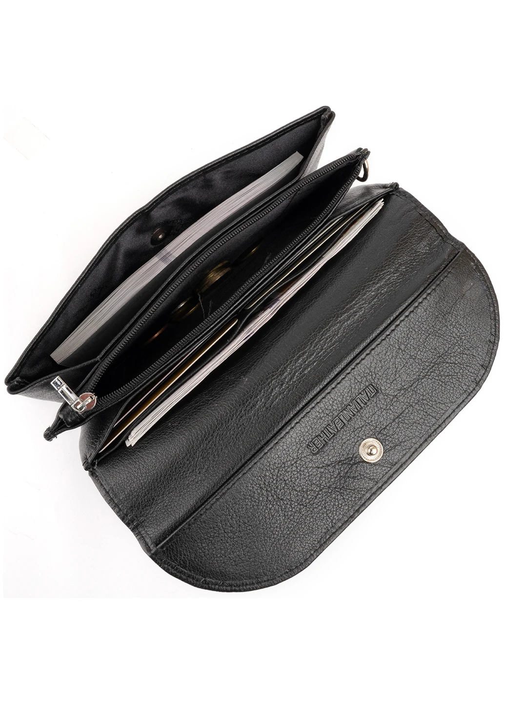 Жіночий шкіряний гаманець-клатч 19х9,5х2,5 см st leather (252414544)