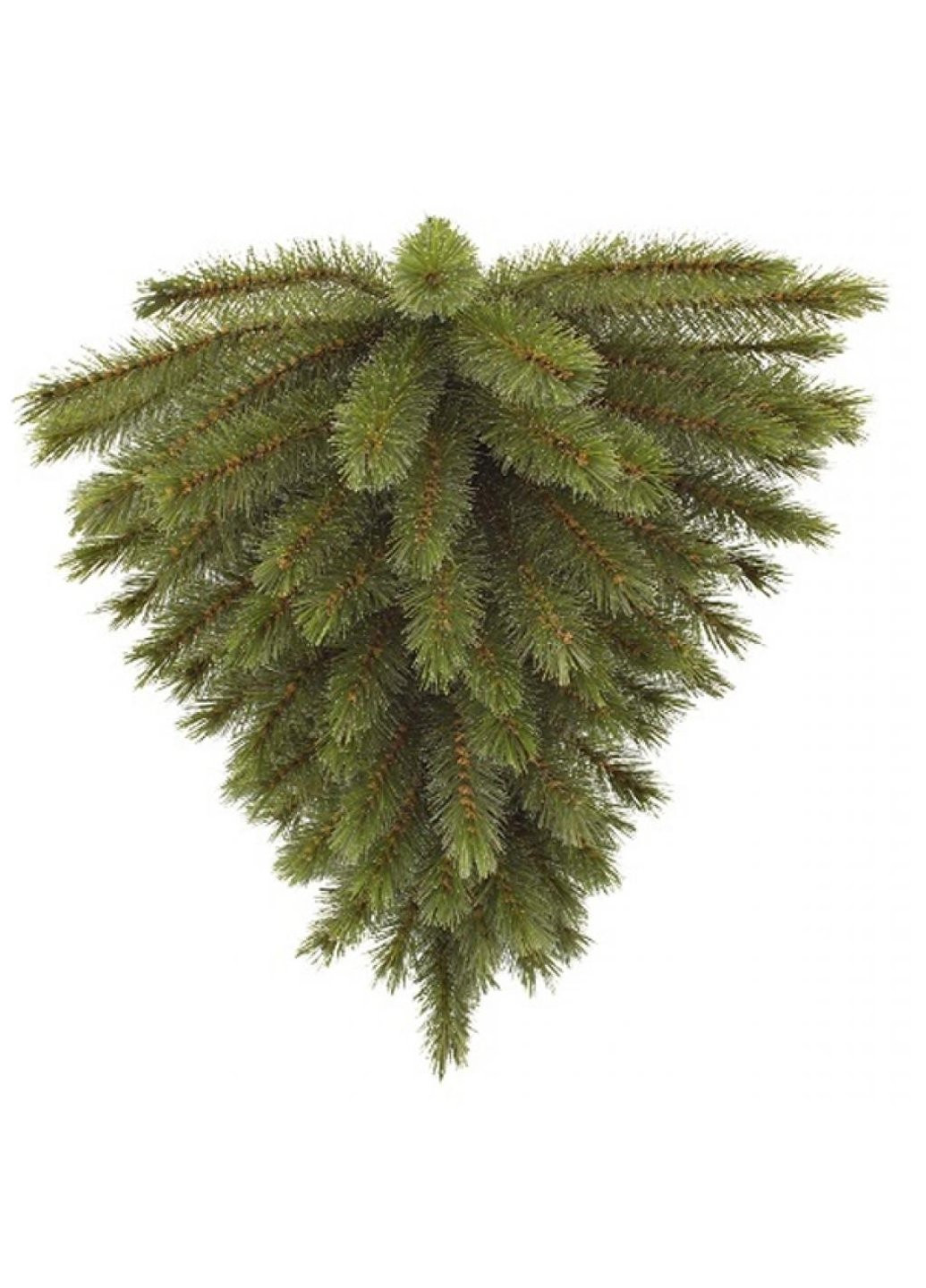 Искусственная сосна "перевернутая" Forest frosted зеленая, 0,6 м (8718861155426) Triumph Tree (254593568)