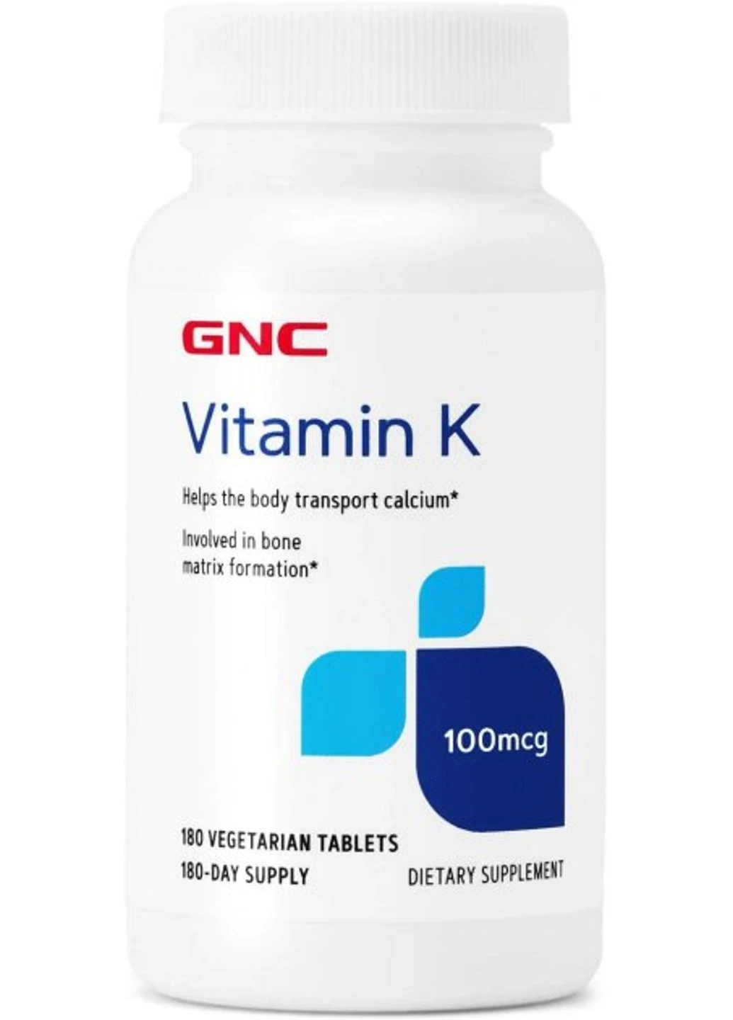 Вітамін До Vitamin K 100 180 капсул GNC (255409588)