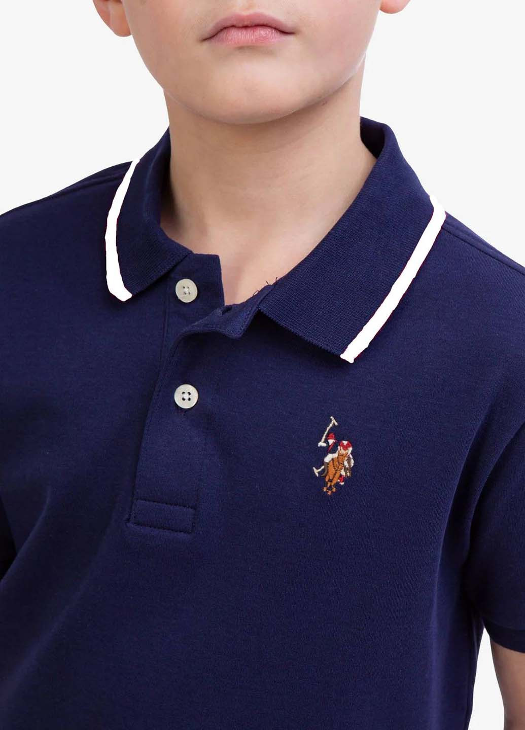 Синя літня футболка U.S. Polo Assn.