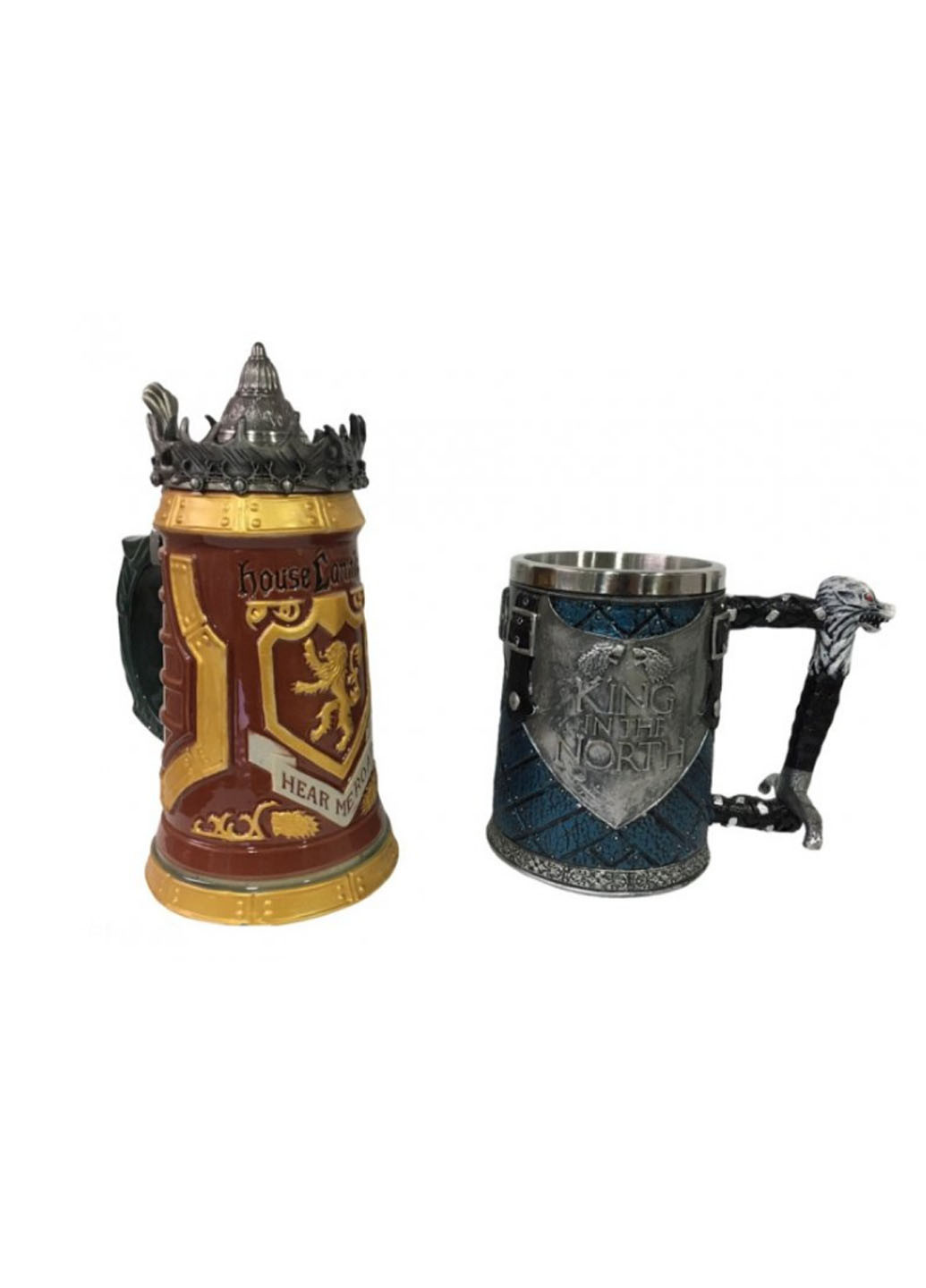 Подарочный набор Кружка Game Of Thrones House Lannister и Кружка 3D Король Севера No Name (237346867)
