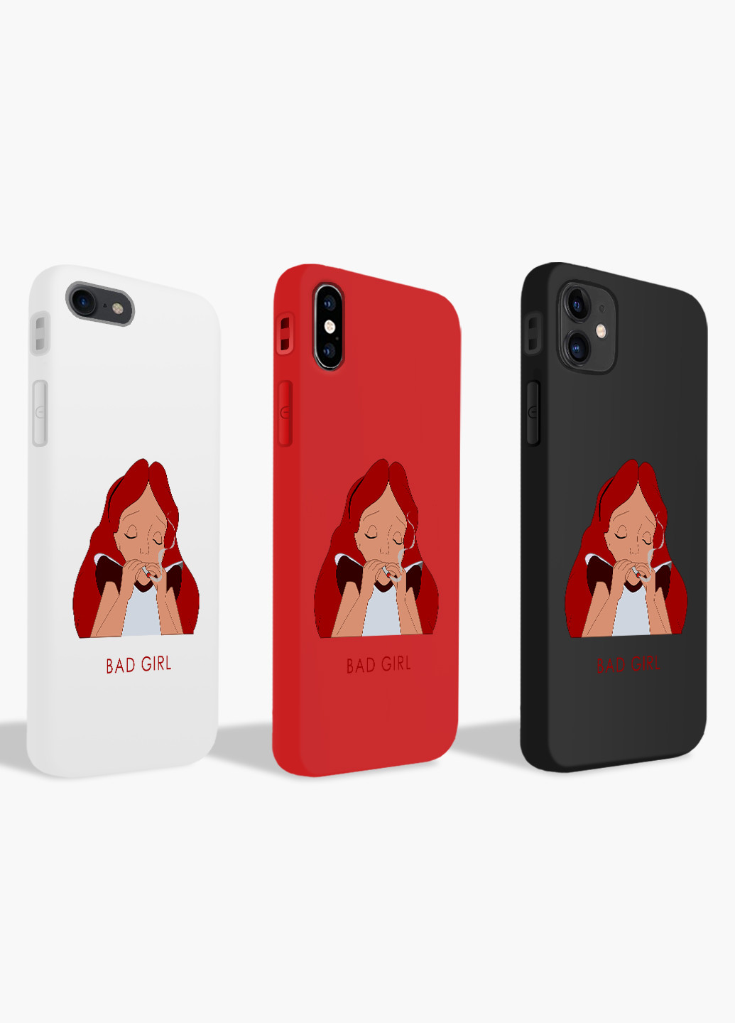Чохол силіконовий Apple Iphone Xs Аліса погана дівчинка Дісней (Alice is a bad girl Disney) (8938-1441) MobiPrint (219490425)