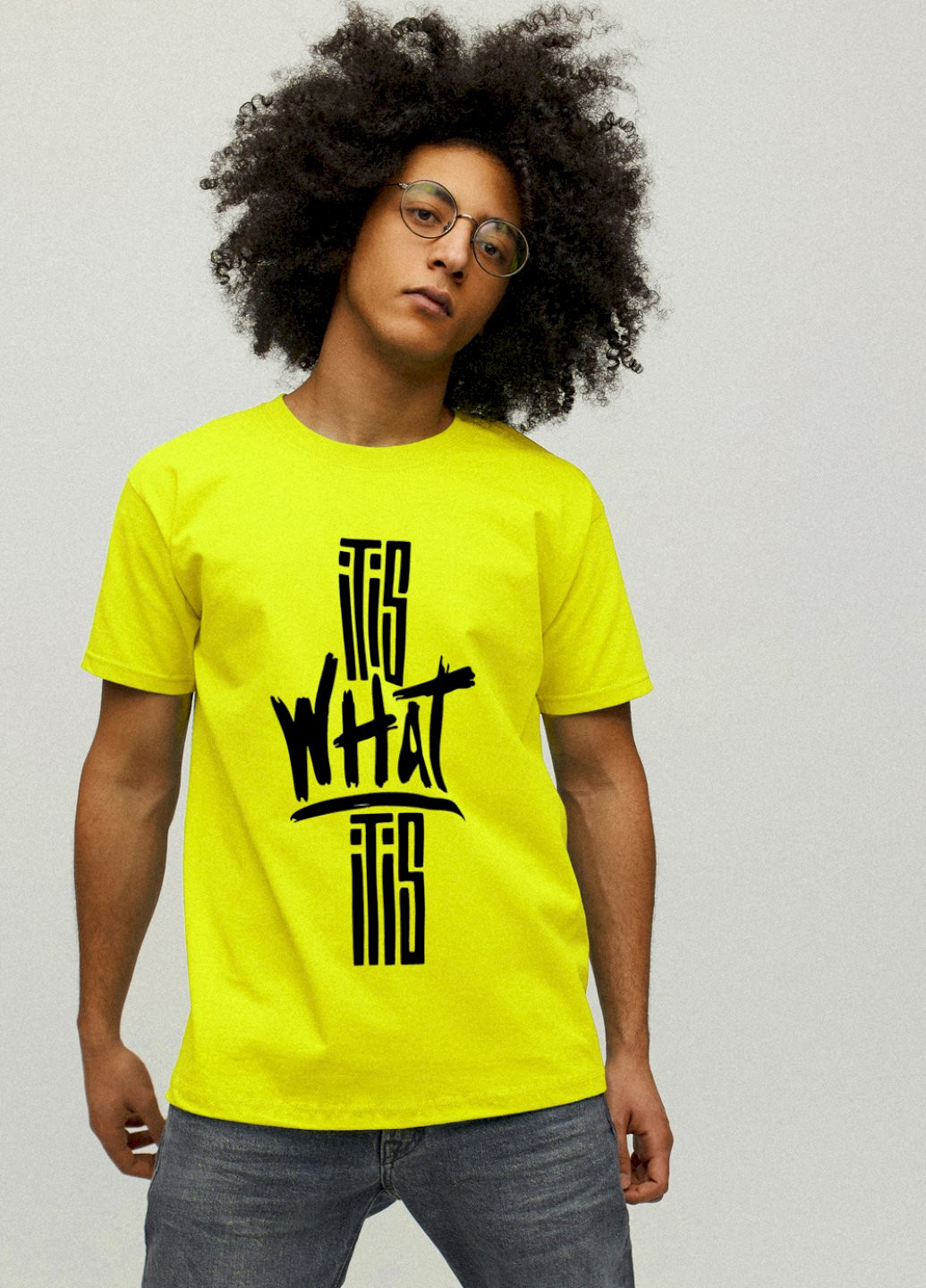 Желтая футболка мужская YAPPI