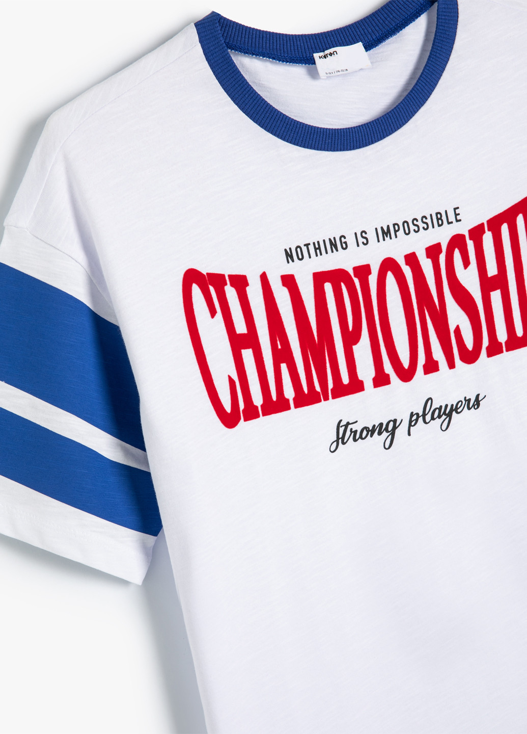 Белая летняя футболка KOTON