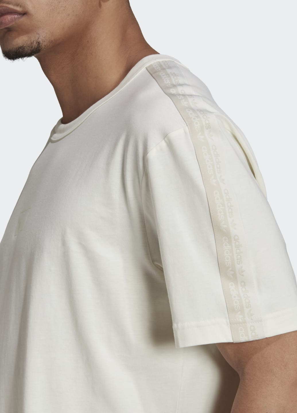Белая летняя футболка r.y.v. loose fit adidas
