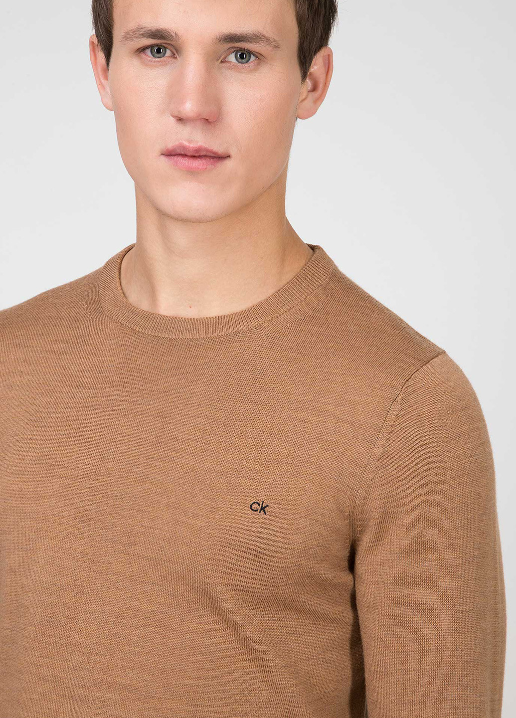 Светло-коричневый демисезонный джемпер джемпер Calvin Klein