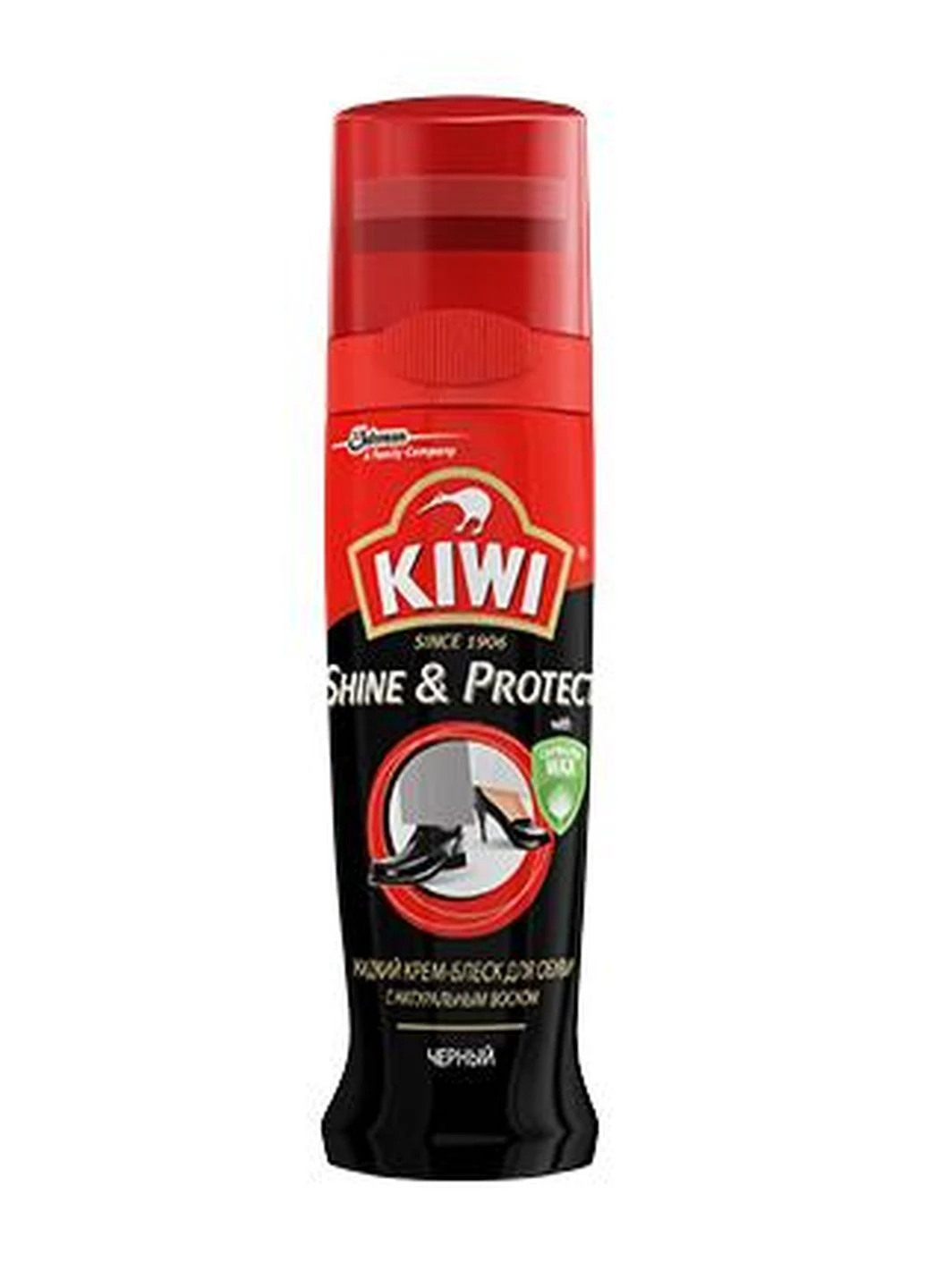 Жидкий крем-блеск для обуви (черный) Kiwi (248057390)